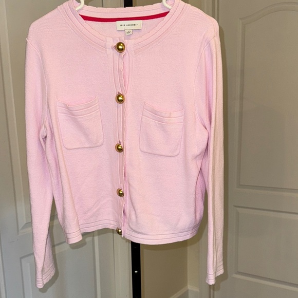 Free Assembly Sweaters - Free Assembly Button Down Sweater - Size M
